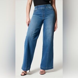 SPANX Women's Blue Flare & Wide Leg Jeans